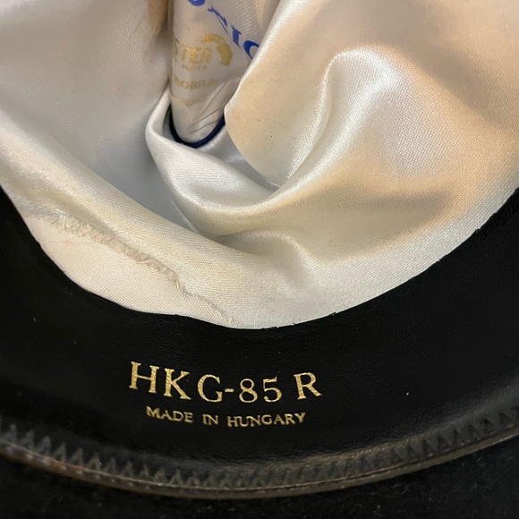 Barbisio Imperial Hungarian Felt Hat, 55, 6 7/8 - Picture 5 of 8